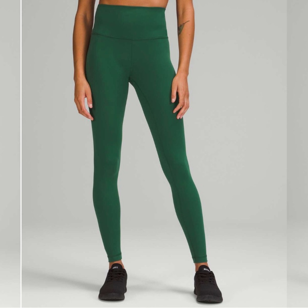 Lululemon Everglade Green High-Waisted Leggings